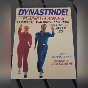 Fitness Program Book by Elaine LaLanne - Red and Blue Cover